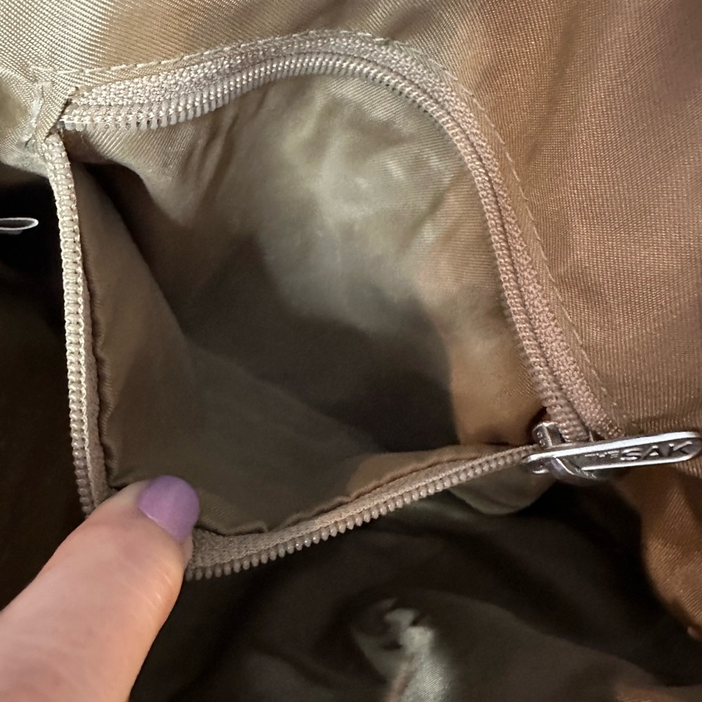 The Sak shoulder hand bag taupe - Picture 3 of 10